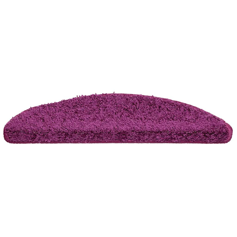 Load image into Gallery viewer, Vidaxl trapmatten 20 st 56x17x3 cm violet halfrond
