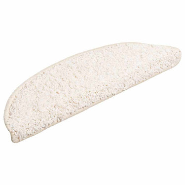 Vidaxl trapmatten 20 st 56x17x3 cm wit halfrond