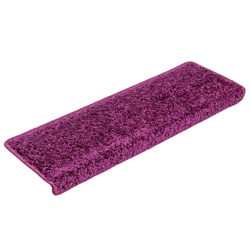 Load image into Gallery viewer, Vidaxl trapmatten 20 st 65x21x4 cm violet rechthoekige rand
