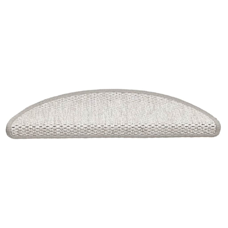 Load image into Gallery viewer, Vidaxl trapmatten zelfklevend sisal-look 30 st 56x17x3 cm platina
