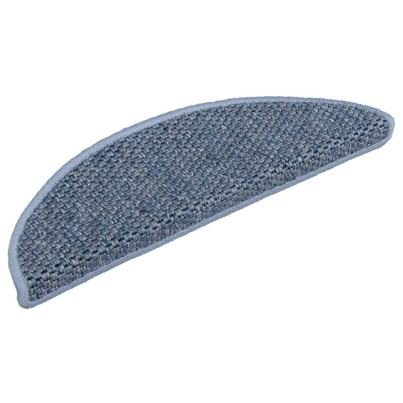 Load image into Gallery viewer, Vidaxl trapmatten zelfklevend sisal-look 30 st 56x17x3 cm blauw
