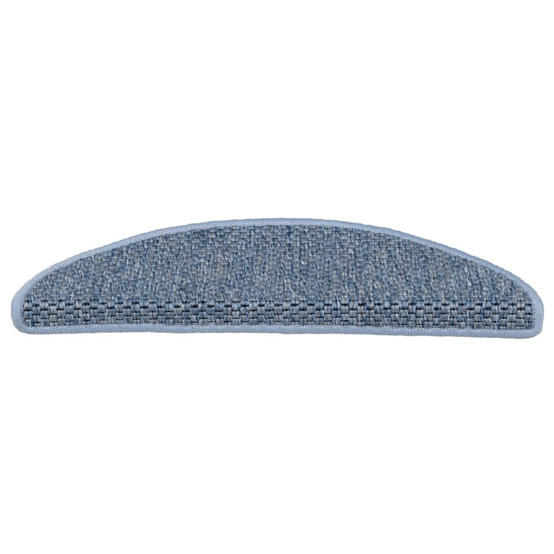 Load image into Gallery viewer, Vidaxl trapmatten zelfklevend sisal-look 30 st 56x17x3 cm blauw
