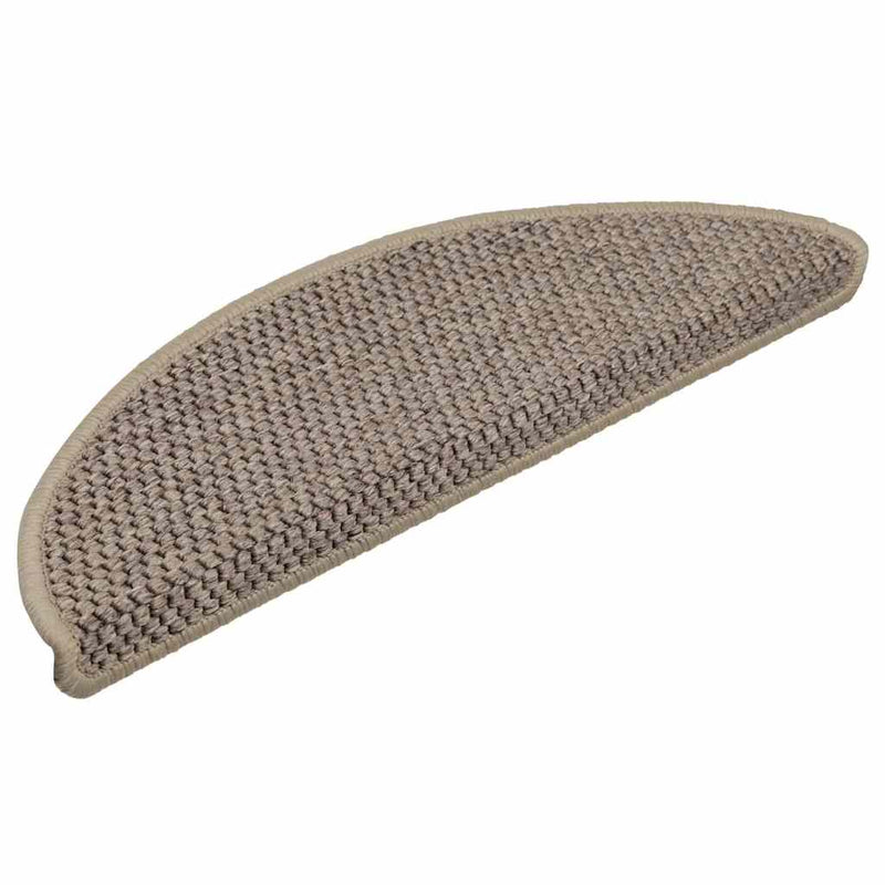 Load image into Gallery viewer, Vidaxl trapmatten zelfklevend sisal-look 30 st 56x17x3 cm donkerbeige
