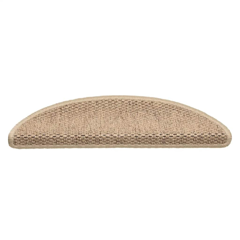 Load image into Gallery viewer, Vidaxl trapmatten zelfklevend sisal-look 30 st 56x17x3 cm zand
