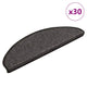 Vidaxl trapmatten zelfklevend sisal-look 30 st 65x21x4 cm antraciet