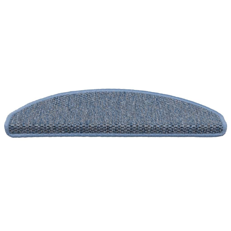 Load image into Gallery viewer, Vidaxl trapmatten zelfklevend sisal-look 30 st 65x21x4 cm blauw
