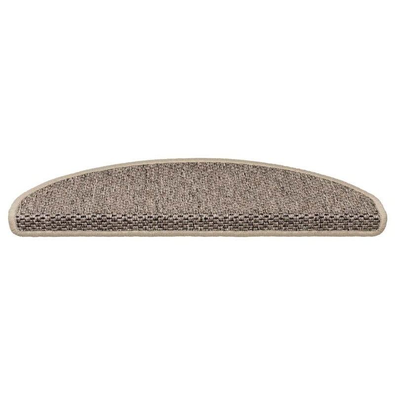 Load image into Gallery viewer, Vidaxl trapmatten zelfklevend sisal-look 30 st 65x21x4 cm donkerbeige
