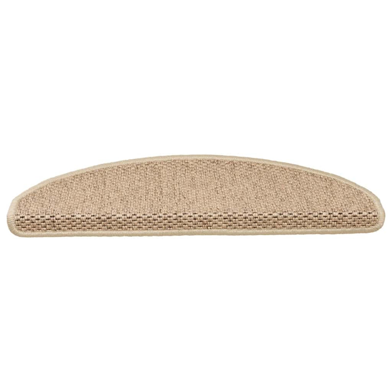 Load image into Gallery viewer, Vidaxl trapmatten zelfklevend sisal-look 30 st 65x21x4 cm zand
