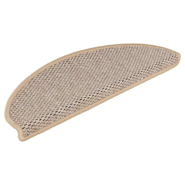 Vidaxl trapmatten sisal-look zelfklevend 30 st 65x21x4 cm lichtbeige