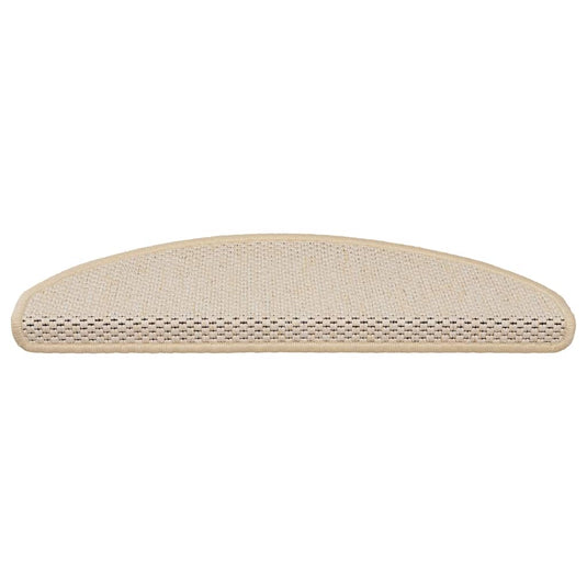 Vidaxl trapmatten zelfklevend sisal-look 30 st 65x21x4 cm berber