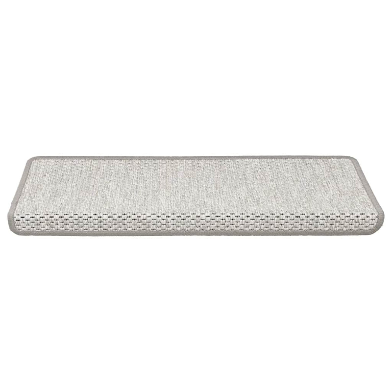 Load image into Gallery viewer, Vidaxl trapmatten zelfklevend sisal-look 30 st 65x21x4 cm platina
