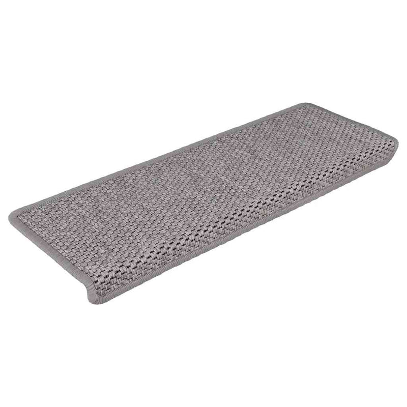 Load image into Gallery viewer, Vidaxl trapmatten zelfklevend sisal-look 30 st 65x21x4cm zilverkleurig

