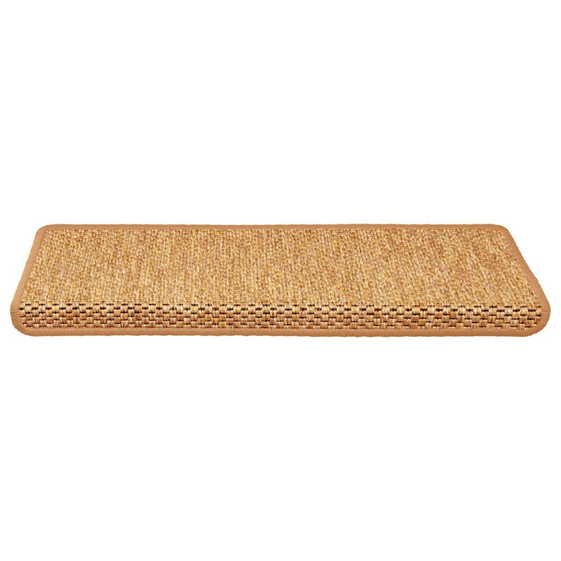 Load image into Gallery viewer, Vidaxl trapmatten zelfklevend 30 st sisal-look 65x21x4 cm sisal
