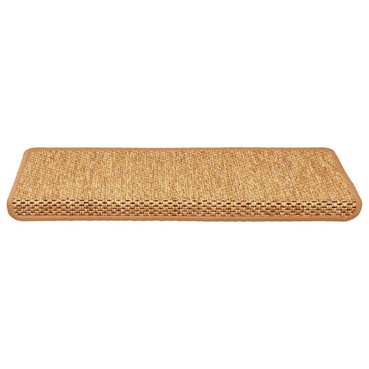 Vidaxl trapmatten zelfklevend 30 st sisal-look 65x21x4 cm sisal