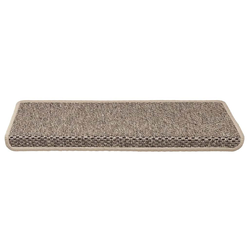 Load image into Gallery viewer, Vidaxl trapmatten zelfklevend 30 st sisal-look 65x21x4 cm donkerbeige
