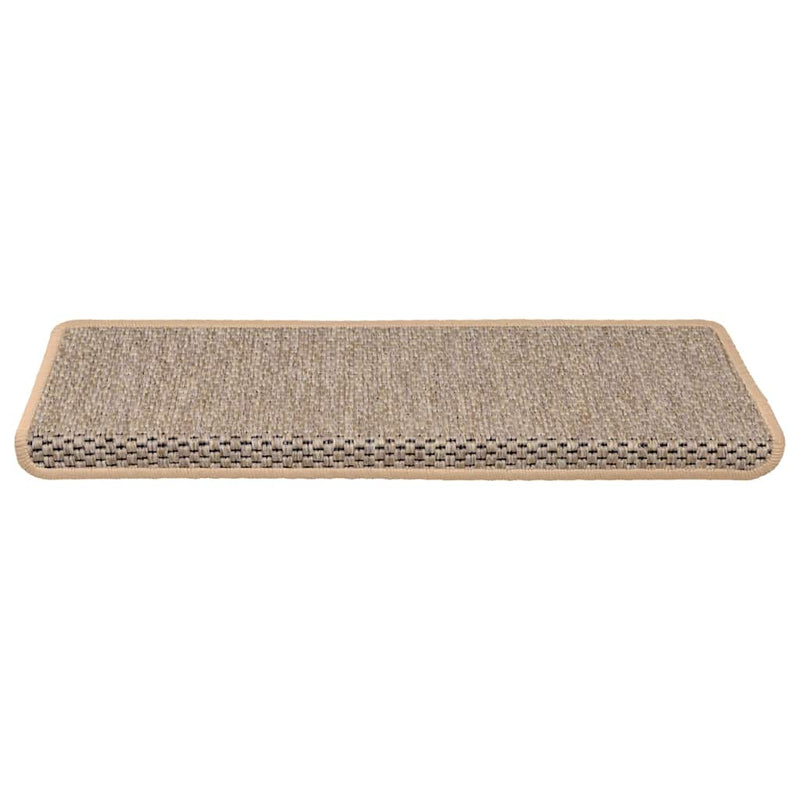 Load image into Gallery viewer, Vidaxl trapmatten zelfklevend 30 st sisal-look 65x21x4 cm lichtbeige

