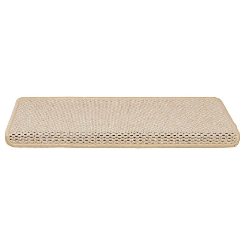 Load image into Gallery viewer, Vidaxl trapmatten zelfklevend 30 st sisal-look 65x21x4 cm berber
