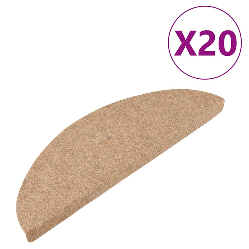 Load image into Gallery viewer, Vidaxl trapmatten zelfklevend 20 st 56x17x3 cm beige
