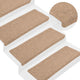 Vidaxl trapmatten zelfklevend 30 st 65x24,5x3,5 cm beige
