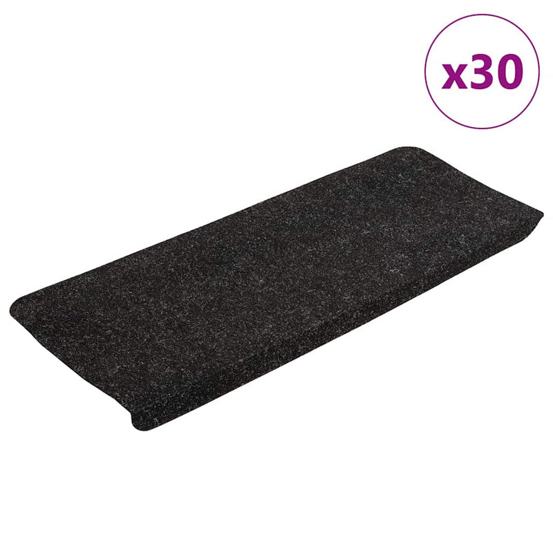 Load image into Gallery viewer, Vidaxl trapmatten zelfklevend 30 st 65x24,5x3,5 cm antraciet
