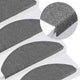 Vidaxl trapmatten zelfklevend 30 st 65x22,5x3,5 cm grijs