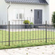 Vidaxl tuinhek 2 pcs grijs 170 x 140 cm gepoedercoat staal
