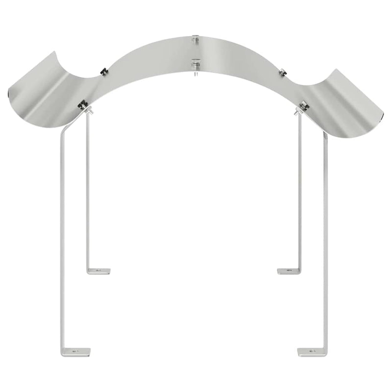 Load image into Gallery viewer, Vidaxl schoorsteenkap zilver 59,5 x 50 x 36,5 cm roestvrij staal
