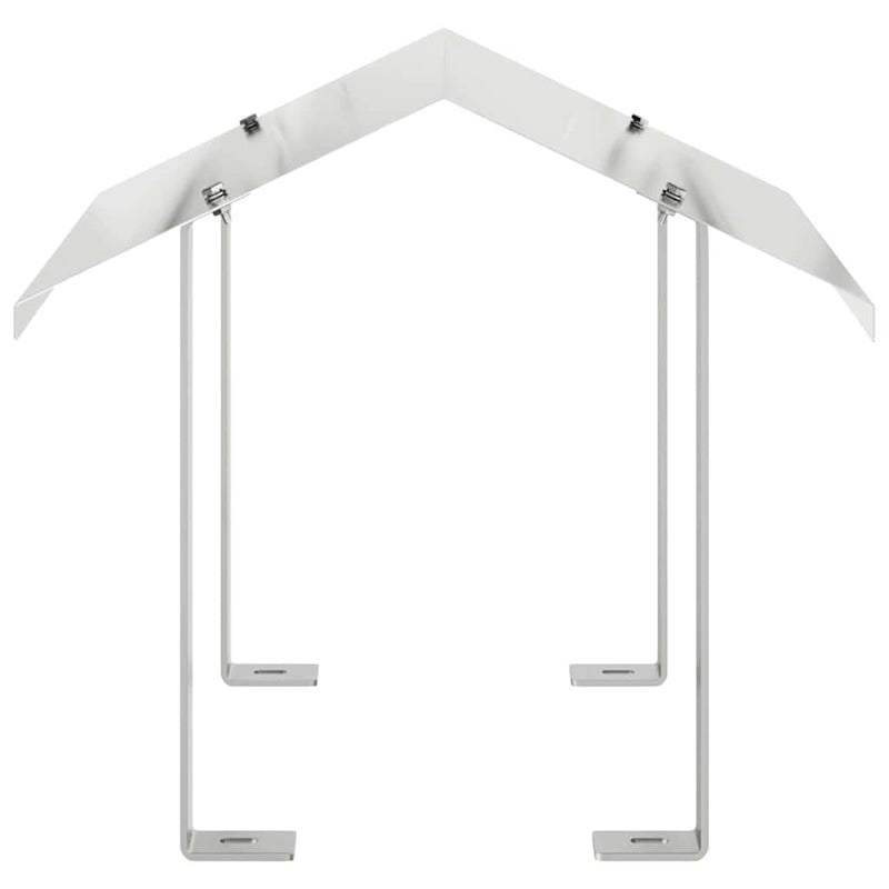 Load image into Gallery viewer, Vidaxl rookkap zilver 40 x 40 x 37,5 cm roestvrij staal
