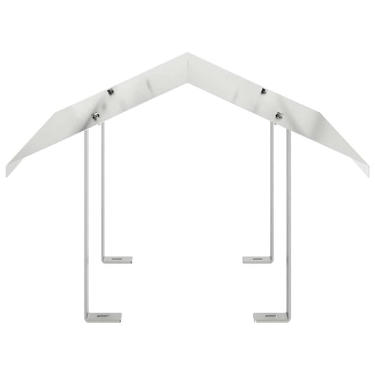 Vidaxl rookkap zilver 50 x 50 x 37 cm roestvrij staal