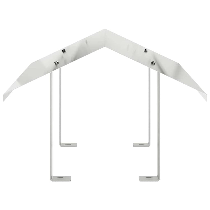 Load image into Gallery viewer, Vidaxl rookkap zilver 50 x 60 x 37 cm roestvrij staal

