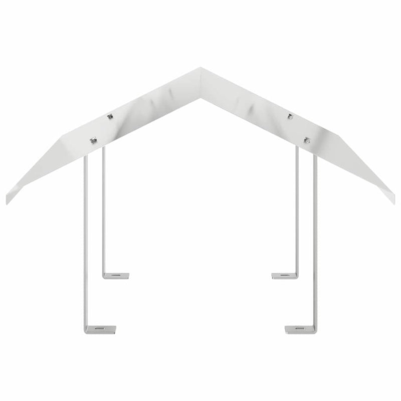 Load image into Gallery viewer, Vidaxl rookkap zilver 60 x 60 x 38 cm roestvrij staal
