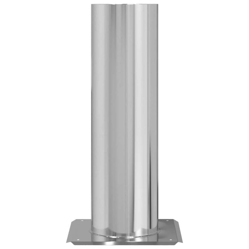 Load image into Gallery viewer, Vidaxl schouwkop verlenging zilver 26 x 26 x 50 cm roestvrij staal

