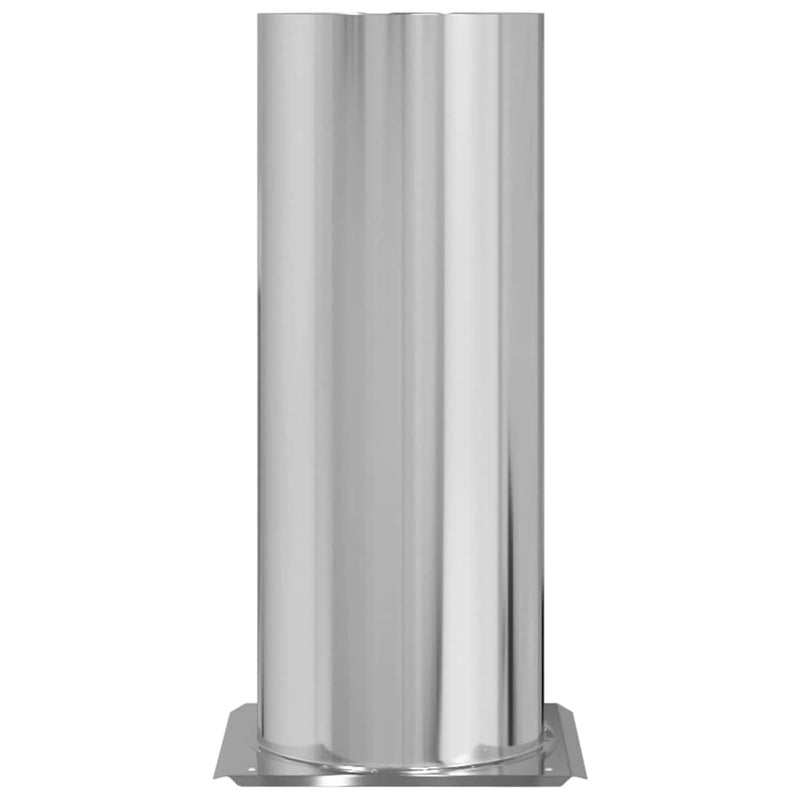 Load image into Gallery viewer, Vidaxl schouwkop verlenging zilver 31 x 31 x 50 cm roestvrij staal
