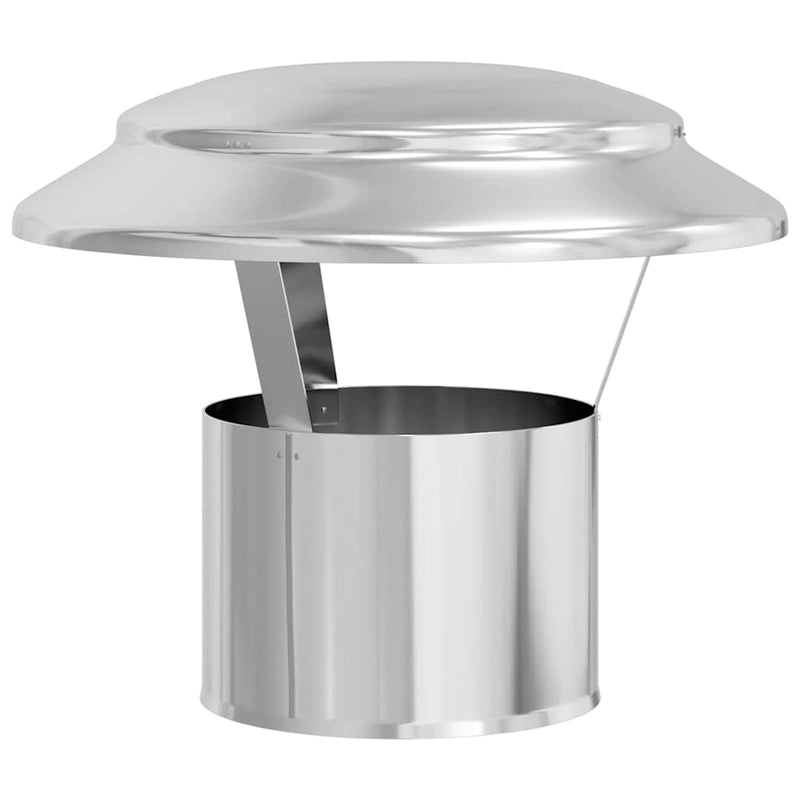 Load image into Gallery viewer, Vidaxl regenbescherming voor schoorsteen zilver 25 x 25 x 20 cm
