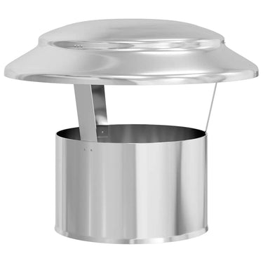 Vidaxl regenbescherming voor schoorsteen zilver 25 x 25 x 20 cm