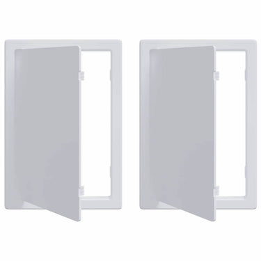 Vidaxl toegangs-panelen 2 pcs wit 15 x 23 cm abs kunststof