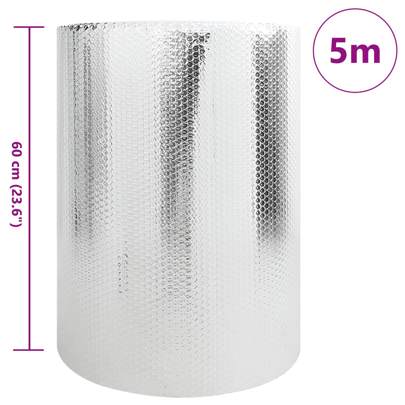 Load image into Gallery viewer, Vidaxl radiatorfolie zilver 30 x 0.6 m polyetheen
