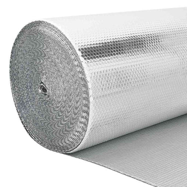 Vidaxl radiatorfolie zilver 30 x 0.6 m polyetheen