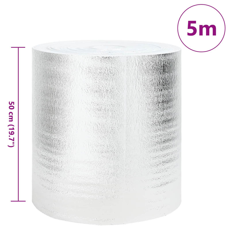 Load image into Gallery viewer, Vidaxl radiatorfolie zilver 5 x 0,5 m polyetheen
