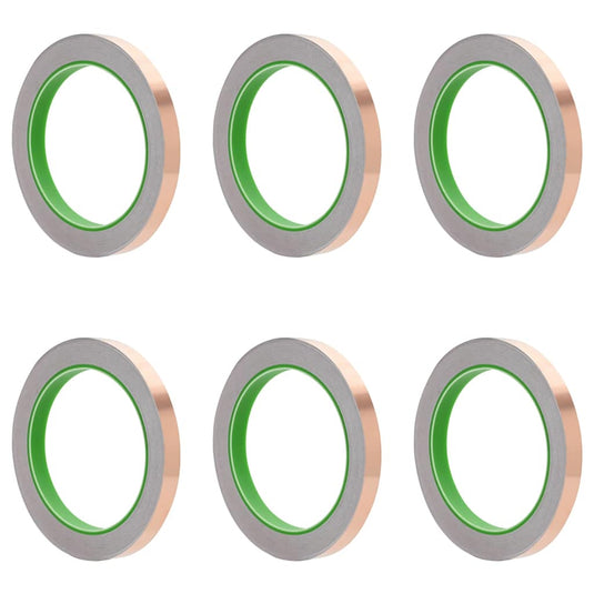 Vidaxl kopertape 6 pcs koper 2000 x 1 cm koper