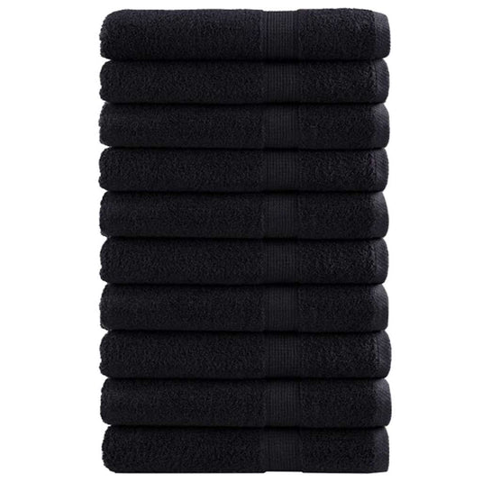 Vidaxl gastendoek solund 25 pcs zwart 80 x 200 cm 550 gsm