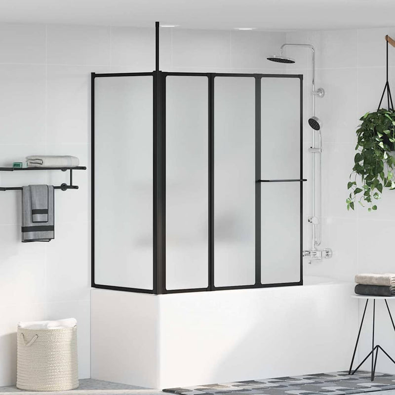 Load image into Gallery viewer, Vidaxl douchescherm wit 120 x 70 x 137 cm aluminium
