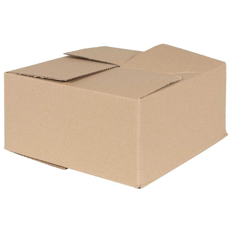 Load image into Gallery viewer, Vidaxl vouwdoos met opslag 50 pcs naturel 30 x 30 x 15 cm karton
