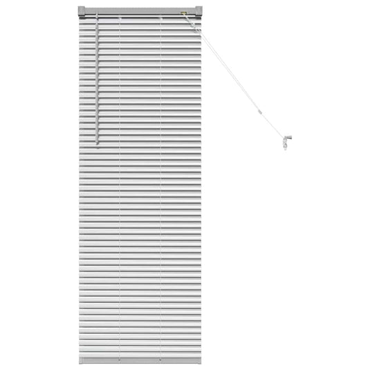 Vidaxl venetiaanse jaloezieën zilver 130 x 45 cm aluminium