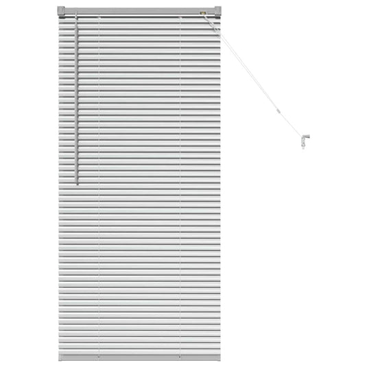 Vidaxl venetiaanse jaloezieën zilver 130 x 60 cm aluminium