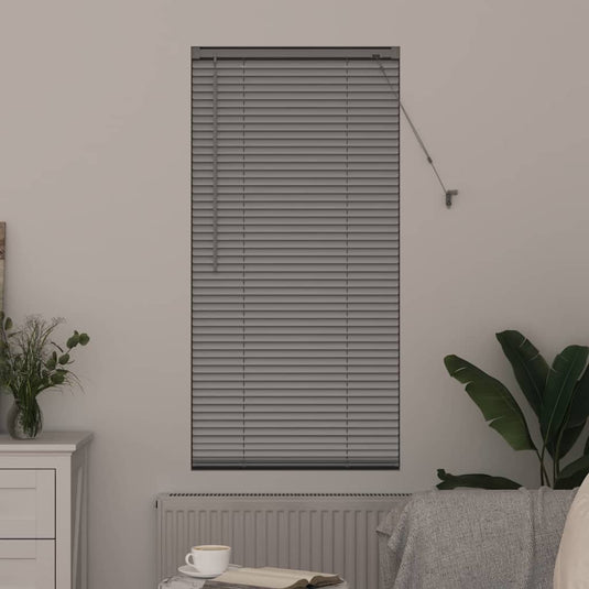 Vidaxl venetiaanse jaloezieën zilver 130 x 65 cm aluminium