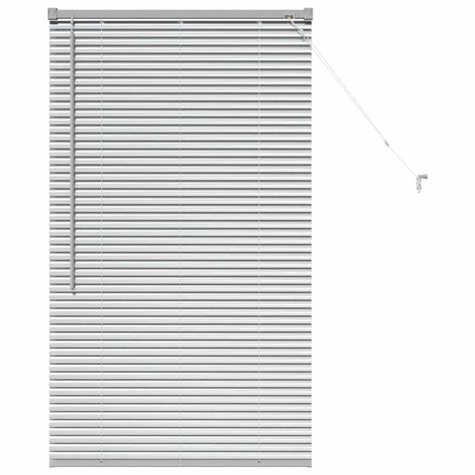 Vidaxl venetiaanse jaloezieën zilver 130 x 70 cm aluminium
