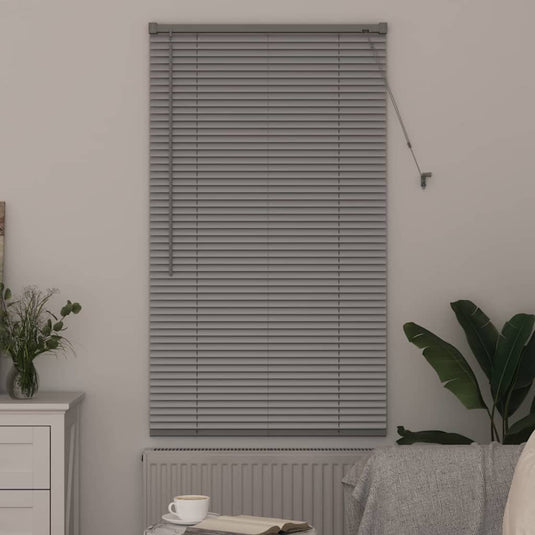 Vidaxl venetiaanse jaloezieën zilver 130 x 75 cm aluminium