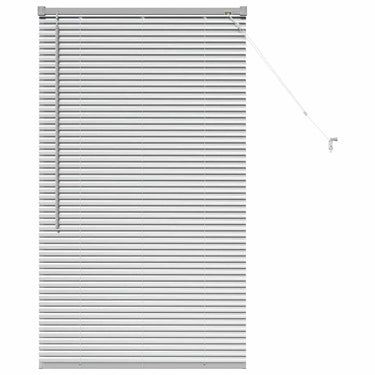 Vidaxl venetiaanse jaloezieën zilver 130 x 80 cm aluminium