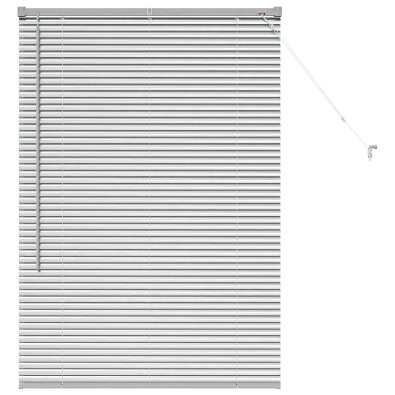 Load image into Gallery viewer, Vidaxl venetiaanse jaloezieën zilver 130 x 90 cm aluminium
